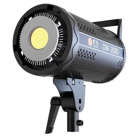DENGWEI DW200D 200W COB LED Video Light Daylight Balanced Continuous Output Studio Lamp, EU Plug, US Plug, UK Plug