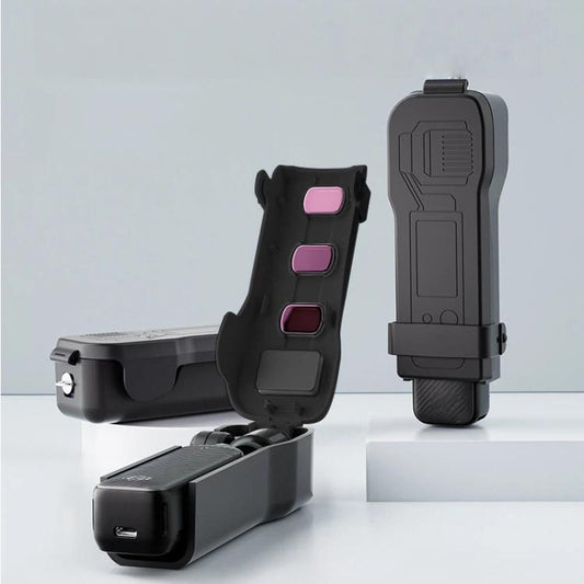 For DJI Osmo Pocket 3 Gimbal Protector Hard Case with Integrated 3 Filter Storage Scratch-Resistant Cover
