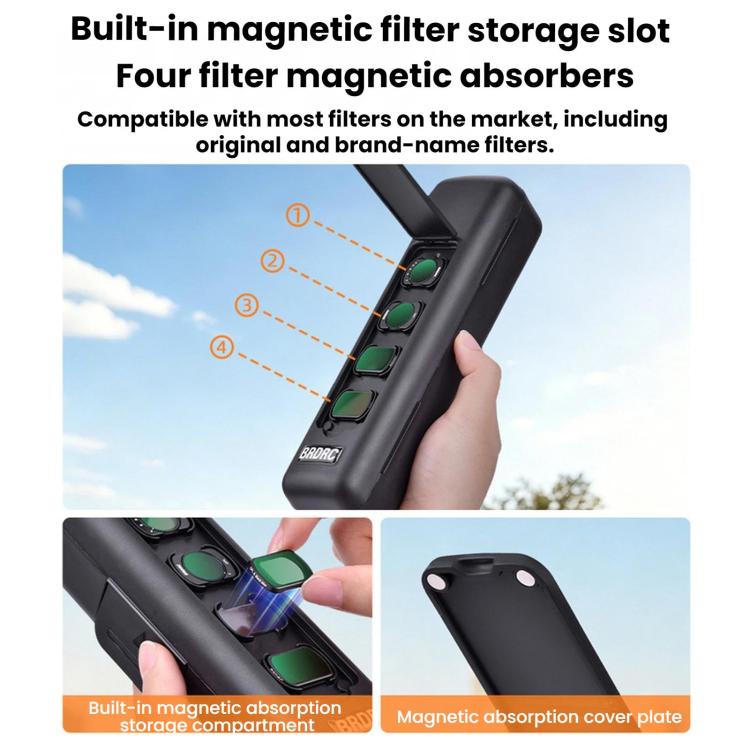 For DJI Osmo Pocket 4 / 3 BRDRC Display Gimbal Lens Cover Protective Case