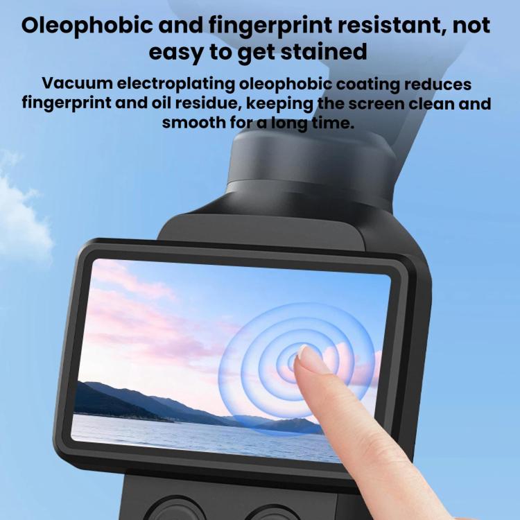 For DJI Osmo Pocket 4 / 3 BRDRC AR Tempered Glass Screen Protector Applicator