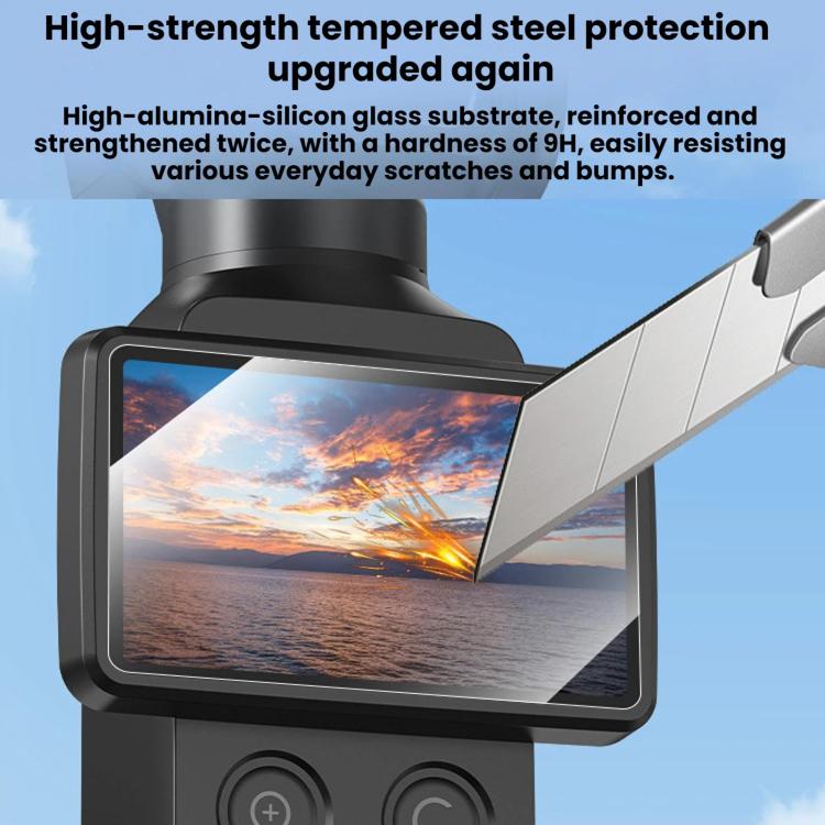 For DJI Osmo Pocket 4 / 3 BRDRC AR Tempered Glass Screen Protector Applicator