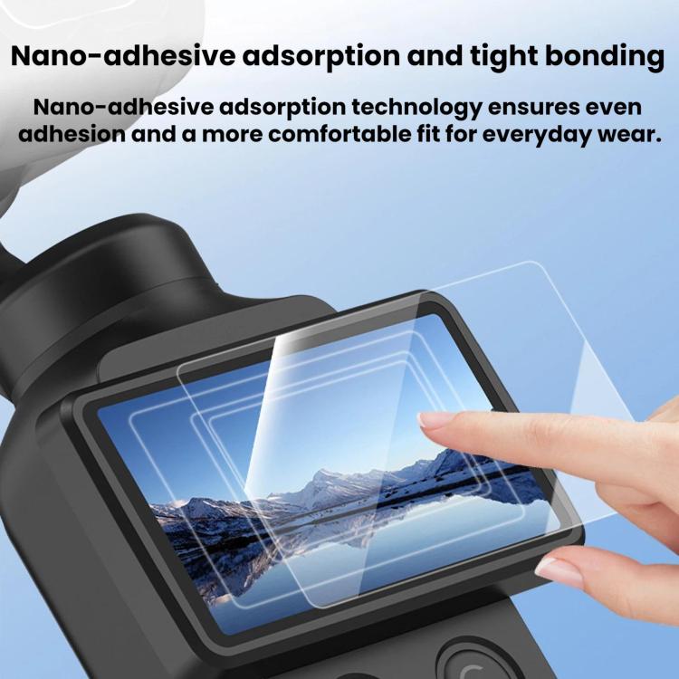 For DJI Osmo Pocket 4 / 3 BRDRC AR Tempered Glass Screen Protector Applicator