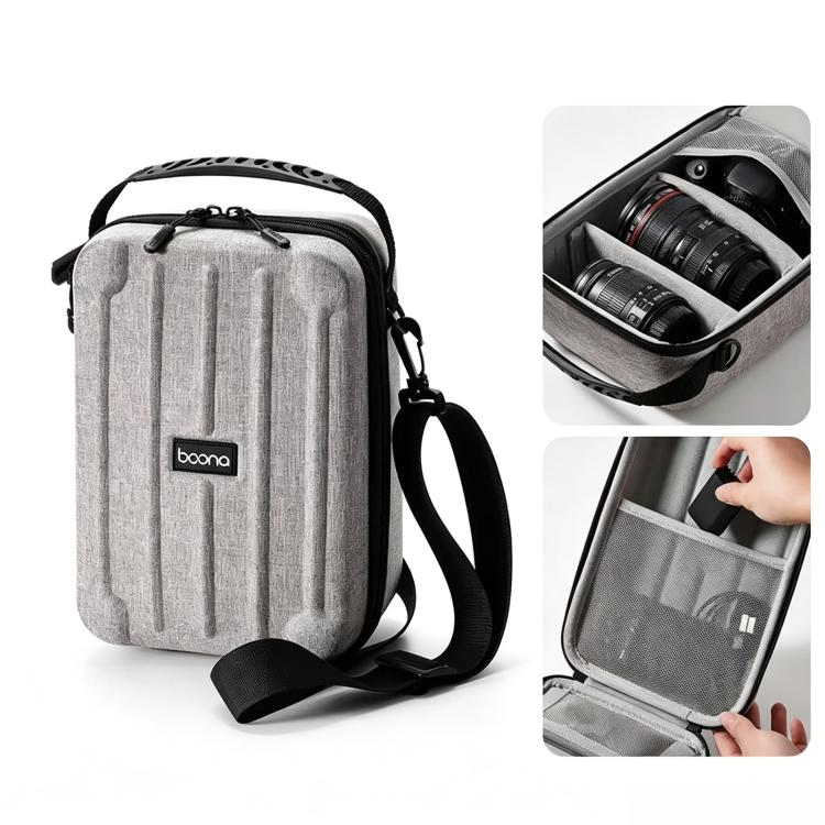 Baona FH002 Crossbody Single-Shoulder Camera Bag Portable EVA Hard-Shell Protective Case
