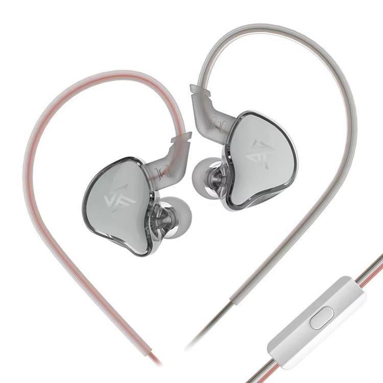 KZ-EDCX Dynamic In-Ear 1.2m Wired Earphones, Gray Standard, Gray With Mic, Green Standard, Green With Mic