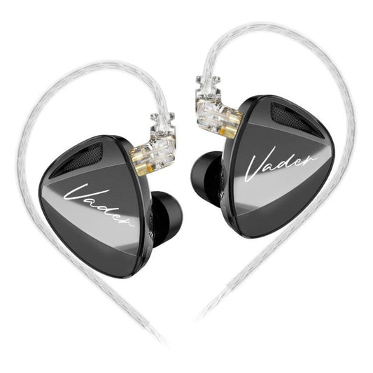 KZ Vader 6-driver Dynamic In-Ear Hi-Fi Music 1.2m Wired Earphones, Balanced Standard, Balanced With Mic, High-Resolution Standard, High-Resolution With Mic, Balanced With Mic Type-C, High-Resolution With Mic Type-C