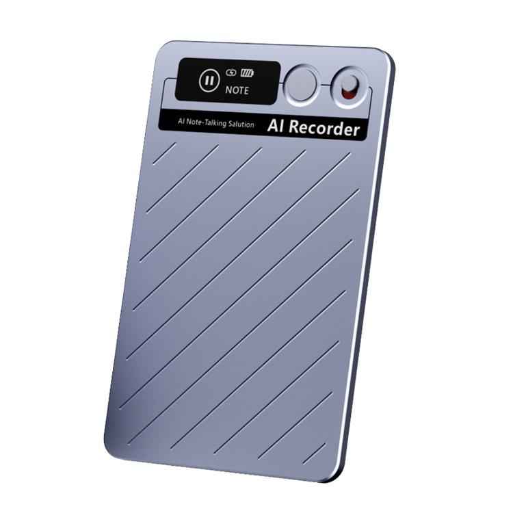 FW920E Portable Magnetic AI Smart Voice Recorder, Translation & Transcription Card?Shaped Audio Recorder, 64GB