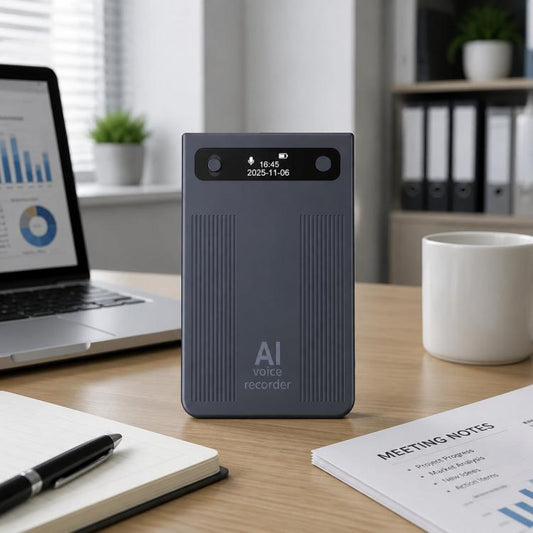 T8 Smart AI Voice Recorder For Office Meetings, Magnetic Portable Audio Recorder, 16GB, 32GB, 64GB