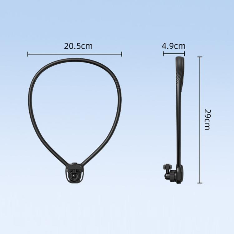 BRDRC Magnetic Quick-Release Neck Brace For First-Person Perspective Shooting, For DJI Osmo Action 6 / Nano, For DJI Osmo Action 3 / 4 / 5 Pro