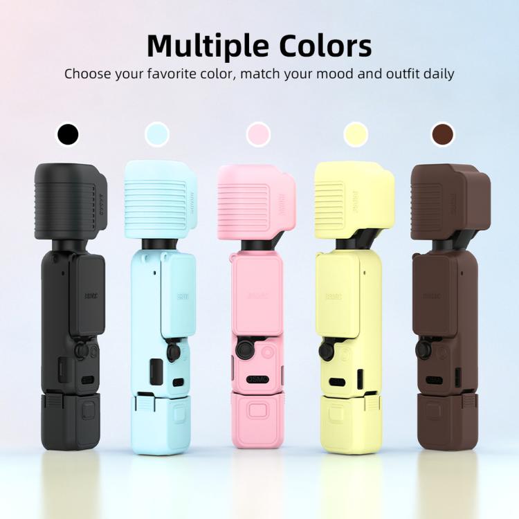 For DJI Osmo Pocket 4 BRDRC Display Sunshade Protective Silicone Case
