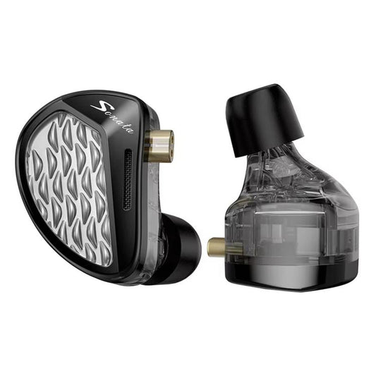 KZ Sonata Balanced Armature In-Ear Hi-Fi Music 1.2m Wired Earphones, Standard, Adjustable