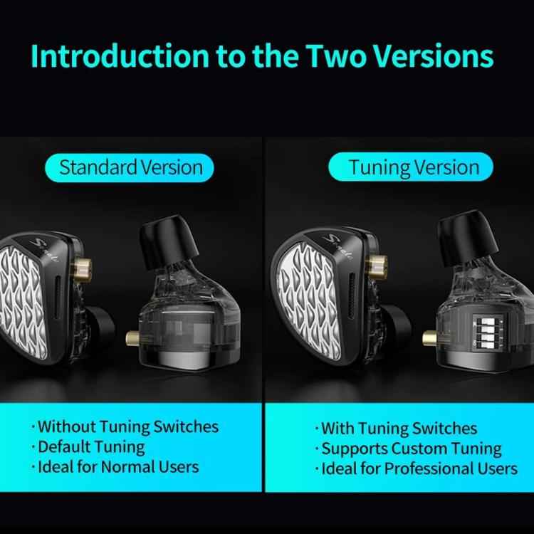 KZ Sonata Balanced Armature In-Ear Hi-Fi Music 1.2m Wired Earphones, Standard, Adjustable