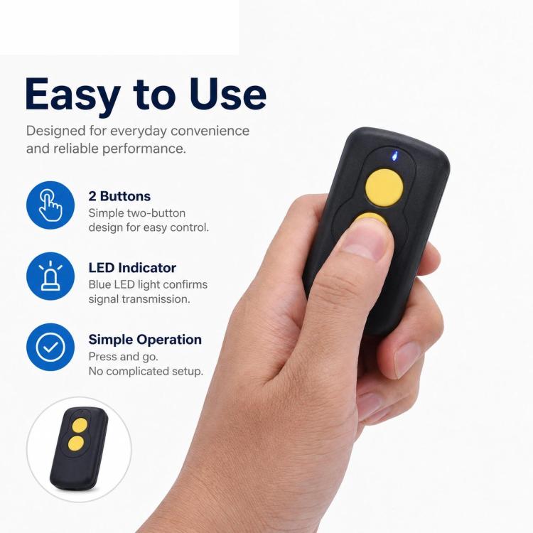 For Elsema Key301 2-Key Wireless Garage Door Remote Control 27.145MHz