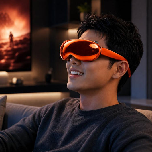 4K Ultra HD Smart VR Headset 1,000 Inch 3D Projection Universal Gaming Headset, WIFI Orange, WIFI Black, DP Orange, DP Black, WIFI Orange+TX Cable, WIFI Black+TX Cable, DP Orange+HDMI To DP cable, DP Black+HDMI To DP cable