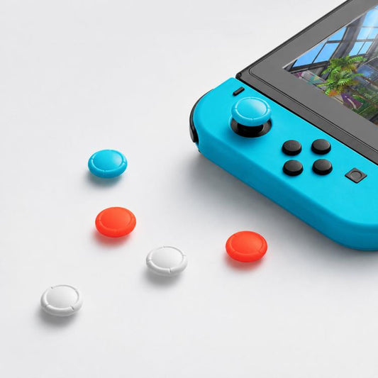 GuliKit 6pcs / Pack Joystick Replacement Caps for Joy-Con, Switch OLED & Switch Lite Analog Thumb Grip Covers