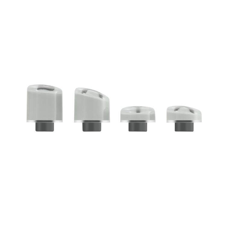 GuliKit NS62 Controller Keycap Set for KK3 / ES / TT Series Switch-Style Layout Replacement ABXY Buttons with Metal Keypuller, NS62 Gray, NS62 Black