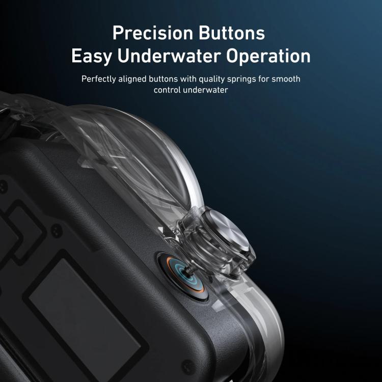TELESIN 60m Waterproof Case for DJI Osmo Nano IPX8 Under-Water Dive Housing Anti-Fog Action Camera Protection Cover