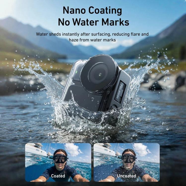 TELESIN 60m Waterproof Case for DJI Osmo Nano IPX8 Under-Water Dive Housing Anti-Fog Action Camera Protection Cover