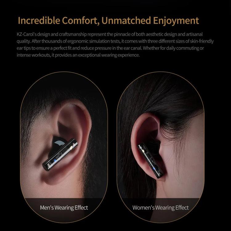 KZ-Carol Active Noise Reduction Bluetooth Earphones Hi-Fi ANC Noise Reduction TWS Earbuds, Carol