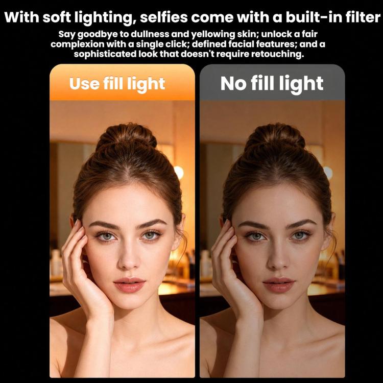 For DJI Pocket 4 BRDRC Portable Handheld Magnetic Selfie Light