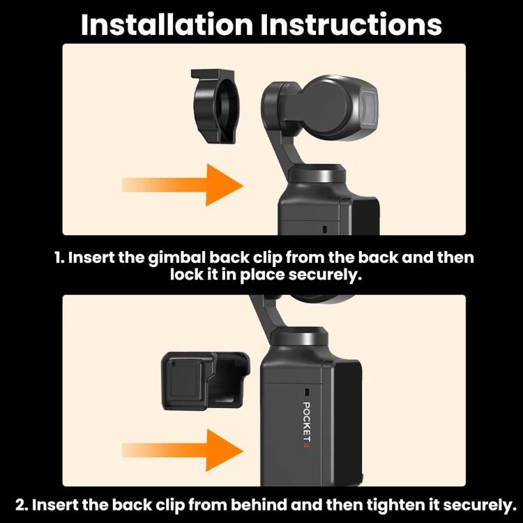For DJI Pocket 4 BRDRC Portable Handheld Magnetic Selfie Light