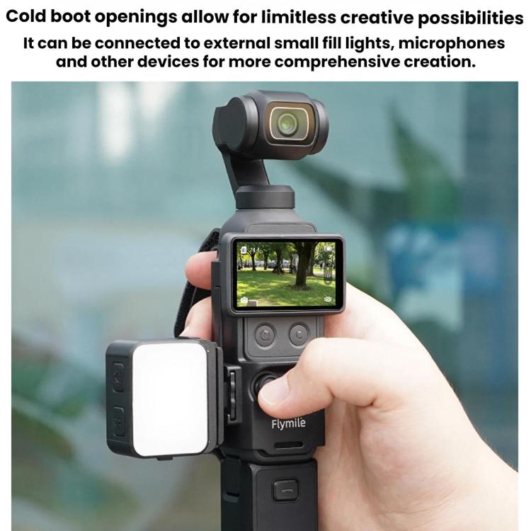 For DJI Pocket 4 / 3 Flymile Multi-Functional Handheld Extender Frame With Strap Mount