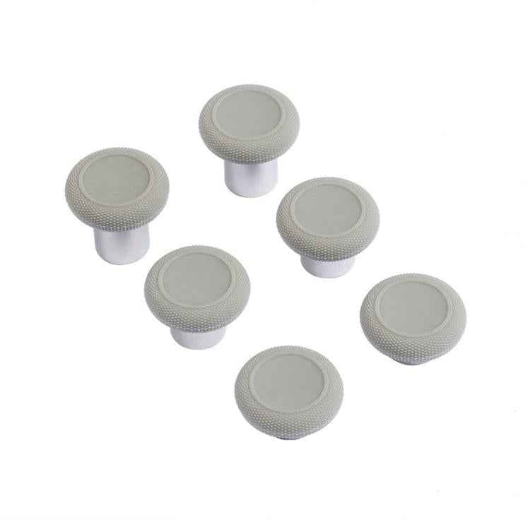 GuliKit NS34 King Kong Ring Thumbstick Kit 6-in-1 Replacement Joystick Caps with 3 Heights Compatible with GuliKit KingKong Controller Series, NS34 Black, NS34 Gray
