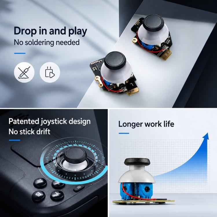 GuliKit SD02 Electromagnetic Joystick Module for Steam Deck Repair Replacement, for Steam Deck