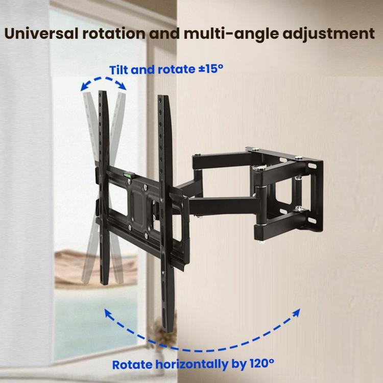26-65 Inch Telescopic Rotating TV Wall Mount, ZX-105