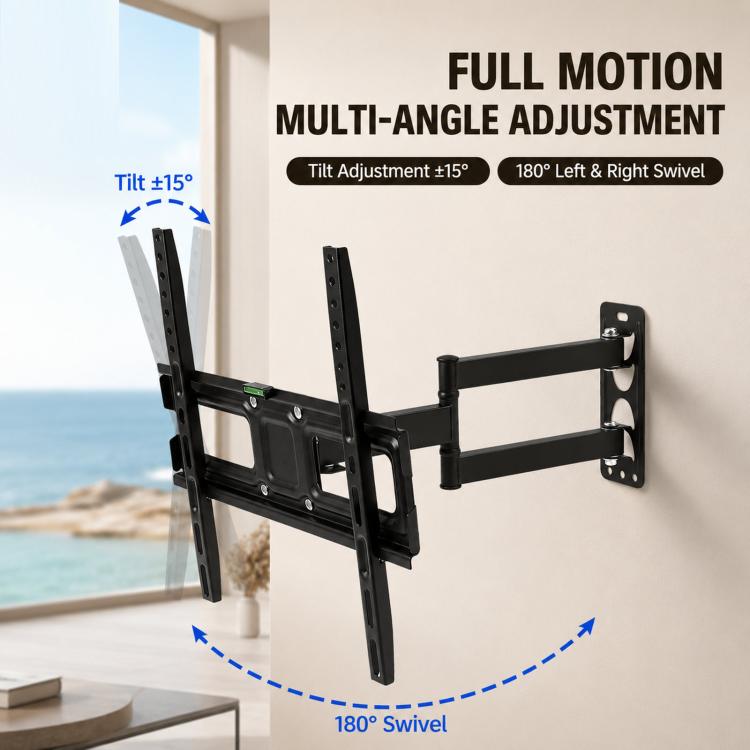 26-55 inch Telescopic Rotating TV Wall Mount, ZX-103