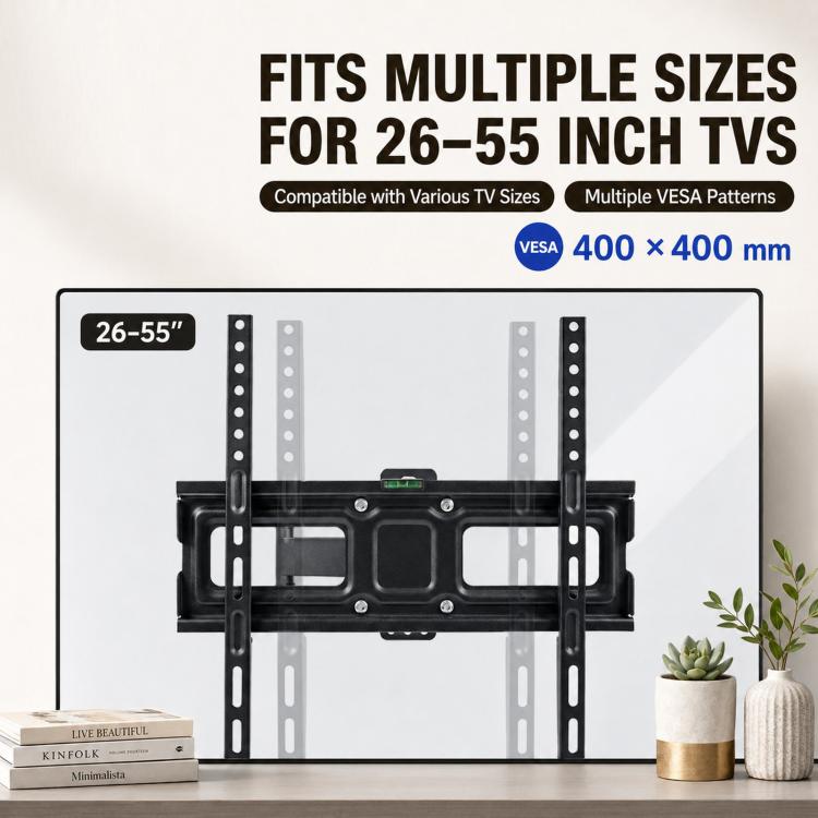 26-55 inch Telescopic Rotating TV Wall Mount, ZX-103