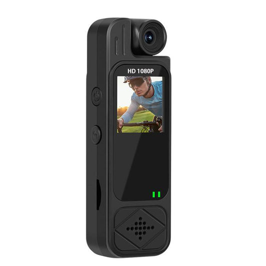 1.3 Inch Screen HD Body Camera With 180 Degree Rotating Lens Wearable Sports Action Camera, 1080P, 2K
