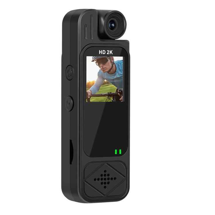 1.3 Inch Screen HD Body Camera With 180 Degree Rotating Lens Wearable Sports Action Camera, 1080P, 2K