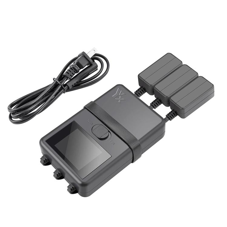 YX 3-Way Smart Charger with LCD Display For DJI Mini 5 Pro / Mini 4 Pro / Mini 3 Pro / Mini 3 Multi Battery Charging Hub, US Plug, EU Plug, UK Plug, AU Plug