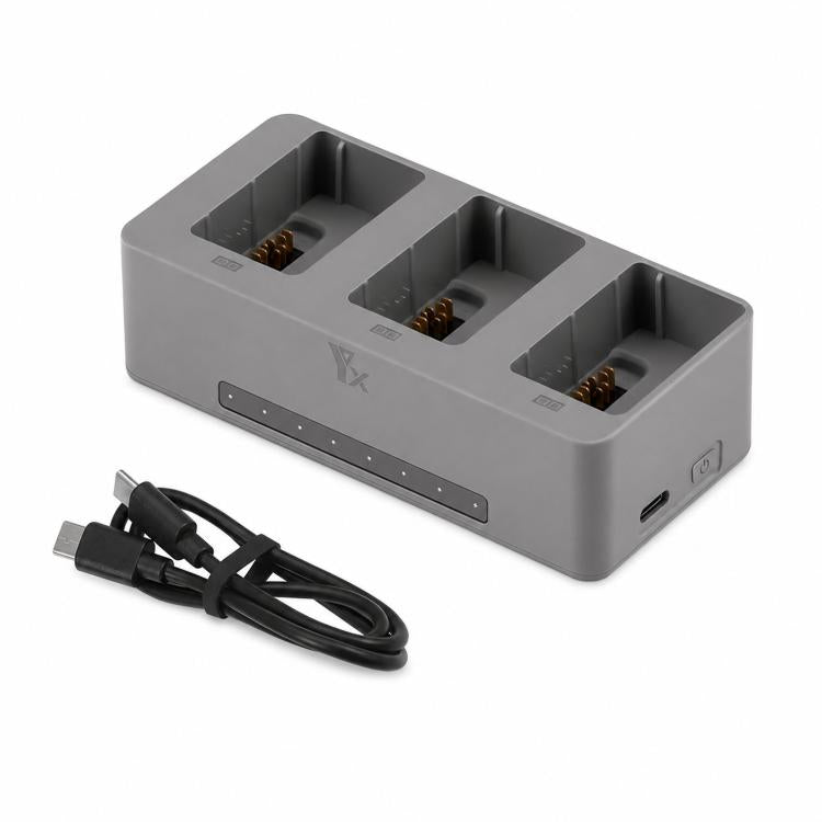 For DJI Avata 360 YX PD 100W Parallel Charger 3-Way Fast Charging Hub With Battery Storage Mode, 3-Way