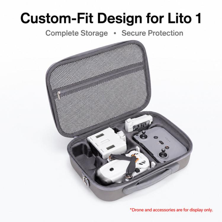 For DJI Lito 1 Drone Kit Storage Case Portable Outdoor Shoulder Bag, For DJI Lito 1 (Gray)