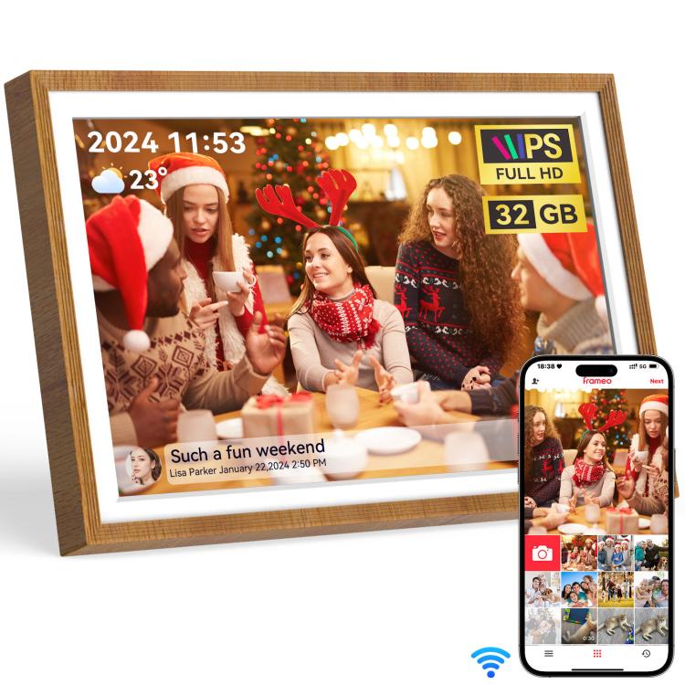 10.1 Inch Uhale Smart Cloud Photo Frame WiFi Mobile Photo Transfer Touchscreen Digital Signage, EU Plug, UK Plug, US Plug, AU Plug