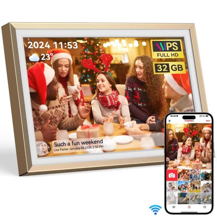 10.1 Inch Uhale Smart Cloud Photo Frame WiFi Mobile Photo Transfer Touchscreen Digital Signage, EU Plug, UK Plug, US Plug, AU Plug