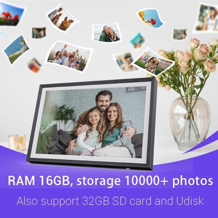 10.1 Inch Uhale Smart Cloud Photo Frame WiFi Mobile Photo Transfer Touchscreen Digital Signage, EU Plug, UK Plug, US Plug, AU Plug