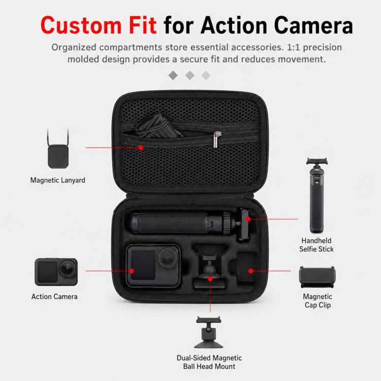 For DJI Osmo Nano Travel Kit Storage Bag Action Camera Handheld Pouch