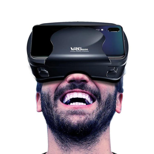 VRG Pro Mobile 3D Virtual Reality Smart VR Goggles, Blue Light (Black), No Blue Light (Black), Blue Light (White)