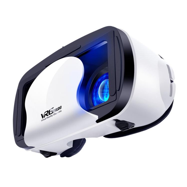 VRG Pro Mobile 3D Virtual Reality Smart VR Goggles, Blue Light (White)