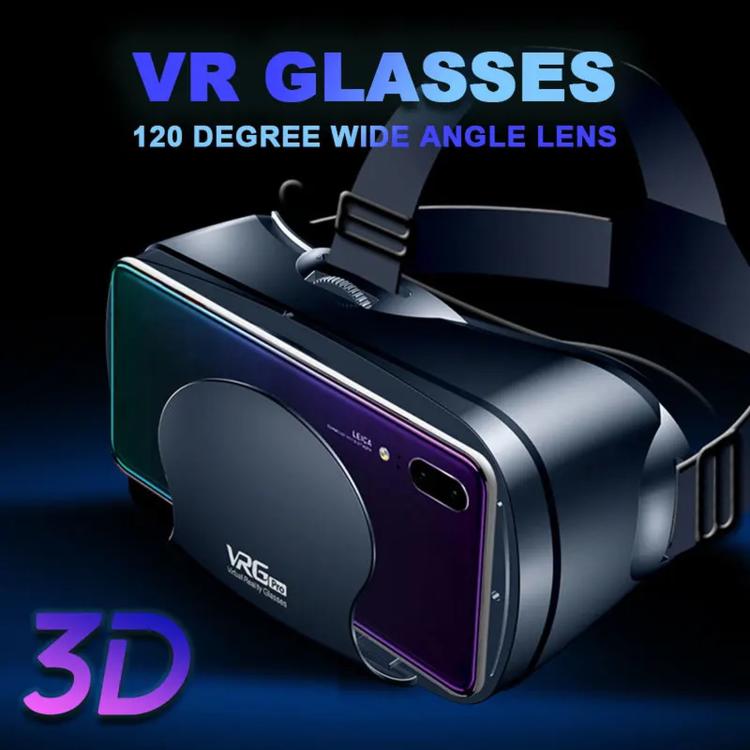 VRG Pro Mobile 3D Virtual Reality Smart VR Goggles, Blue Light (Black), No Blue Light (Black), Blue Light (White)