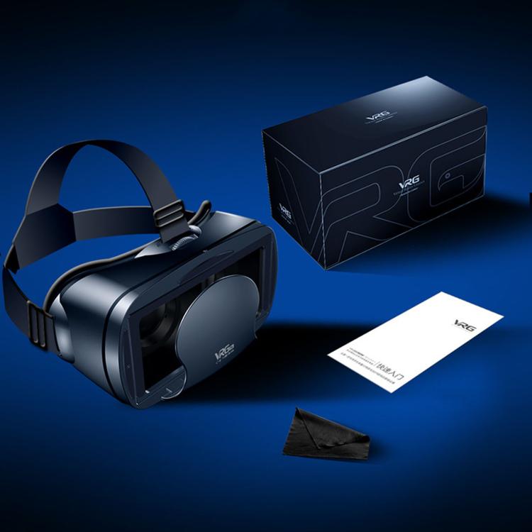 VRG Pro Mobile 3D Virtual Reality Smart VR Goggles, Blue Light (Black), No Blue Light (Black), Blue Light (White)
