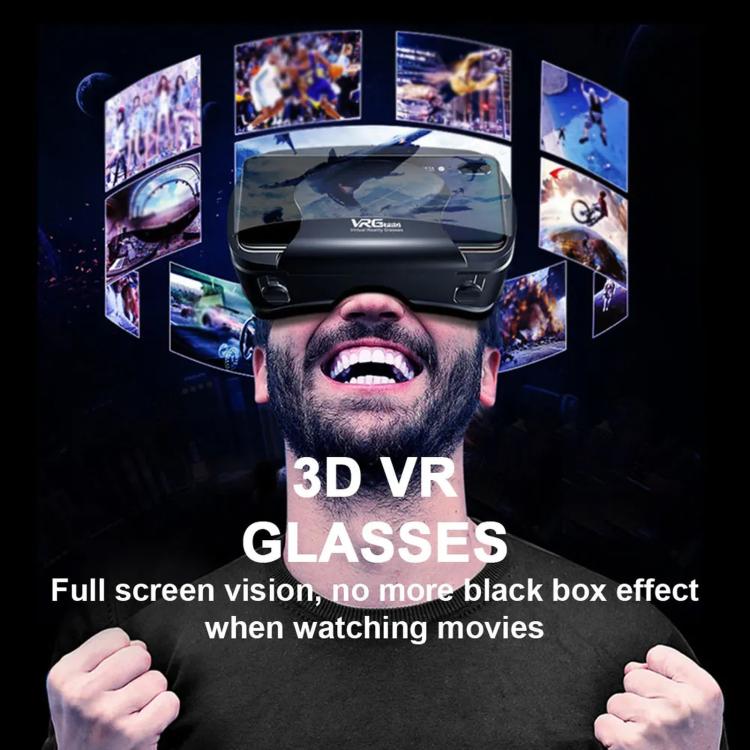 VRG Pro Mobile 3D Virtual Reality Smart VR Goggles, Blue Light (Black), No Blue Light (Black), Blue Light (White)