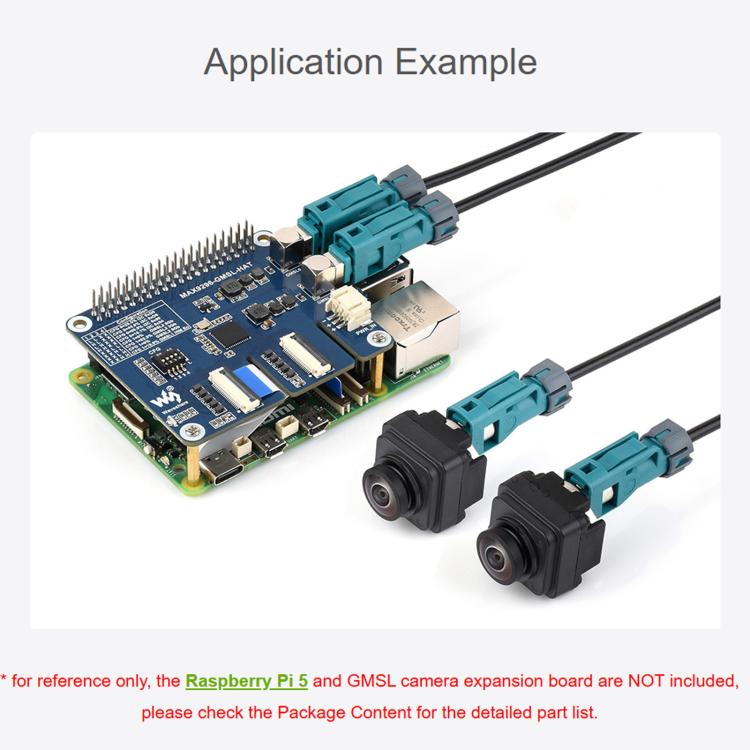 Waveshare 1MP GMSL Camera Module Automotive-grade Image Sensor, Built-in ISP, AA Lens, IP67 Protection Degree, 34552