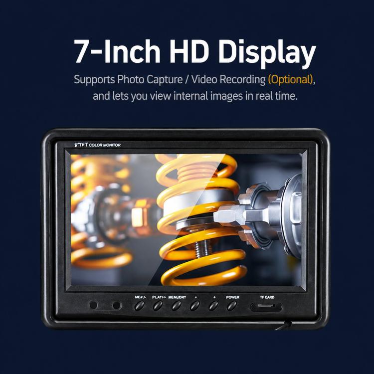 BS70F Industrial Pipeline Endoscope Sewer Pipe Wall Inspection Detector Waterproof HD Camera, 30m, 50m