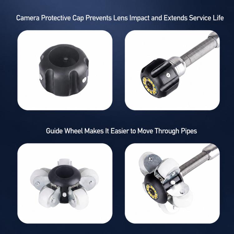 BS70F Industrial Pipeline Endoscope Sewer Pipe Wall Inspection Detector Waterproof HD Camera, 30m, 50m
