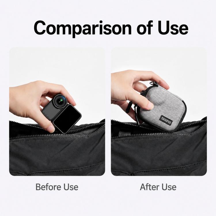 Baona BN-FD011 For DJI Osmo Nano Hard EVA Mini Case Action Camera Protective Pocket Pouch