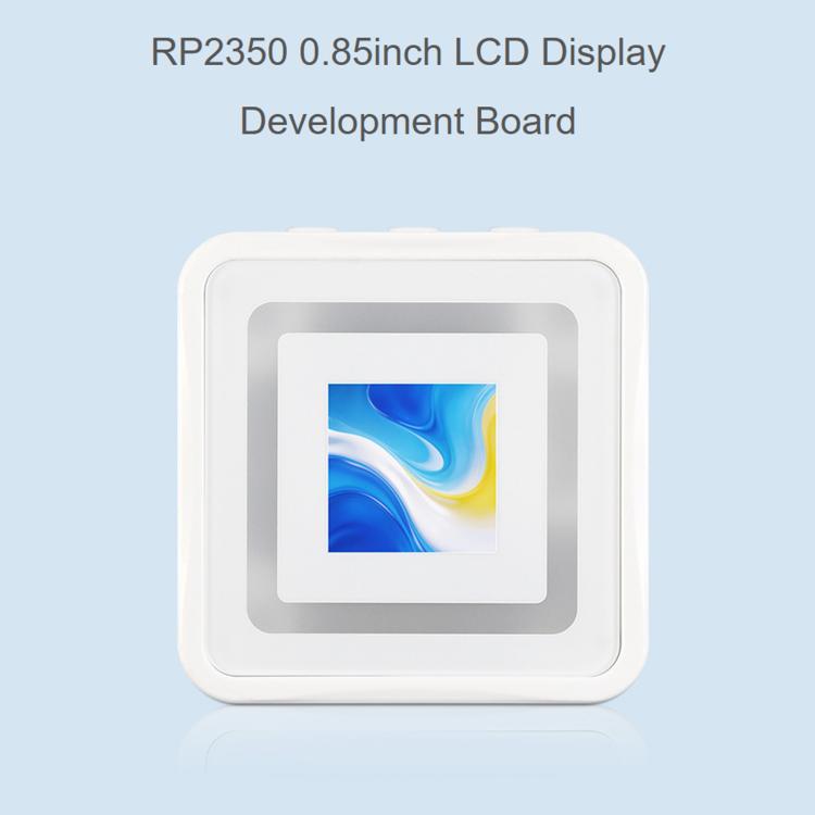 Waveshare 34441 RP2350 0.85inch LCD Display Development Board 128 × 128 Resolution, 65K Color, IPS Display Panel No Battery, 34441