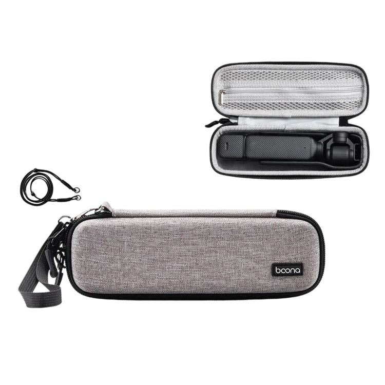 Baona FD006 For DJI Osmo Pocket 3 Hard EVA Case Action Camera Protective Travel Pouch, Gray, Black, Gray+Lanyard, Black+Lanyard, Gray Upgraded, Black Upgraded, Upgraded Gray+Lanyard, Upgraded Black+Lanyard